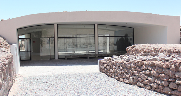 Museo de Sitio de Geoglifos de Pintados, ubicado en la Reserva Nacional Pampa del Tamarugal.