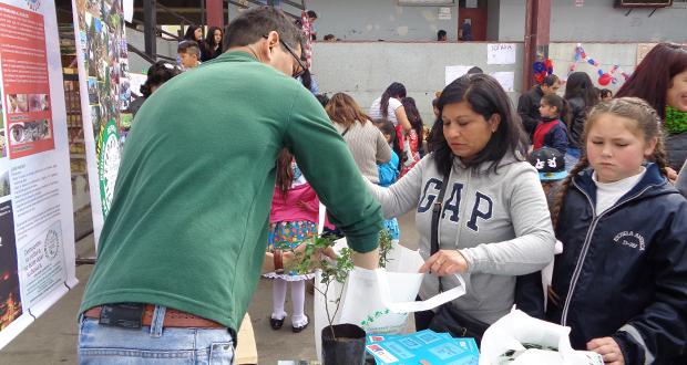 Feria ambiental No + Microbasurales en la población Montedónico del cerro Playa Ancha.