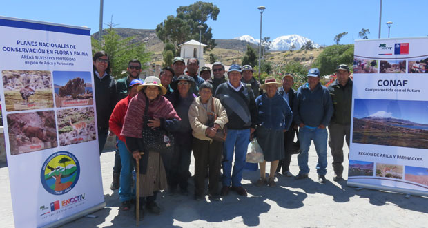 Cuarto y último taller del año organizado por CONAF, con el propósito de consolidar la información de los diversos encuentros efectuados tanto en Putre como en Arica,  para lograr la actualización del Plan nacional de conservación de la taruca, que se había elaborado el 2006.