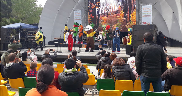 La Primera Feria Comunitaria de Prevención de Incendios Forestales fue desarrollada en el Parque Laguna Grande, en San Pedro de la Paz.