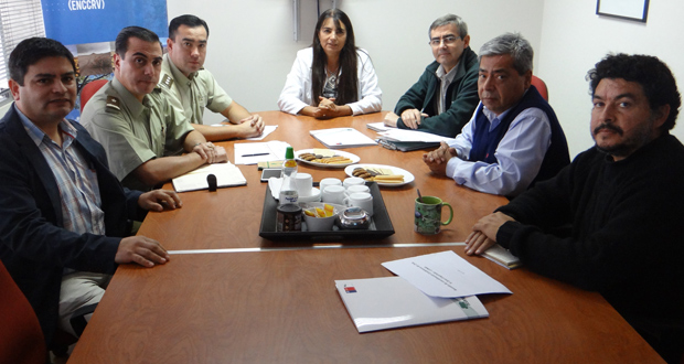 CONAF Región de Coquimbo y Carabineros de esta IV zona se reunieron para planificar la labor del año.